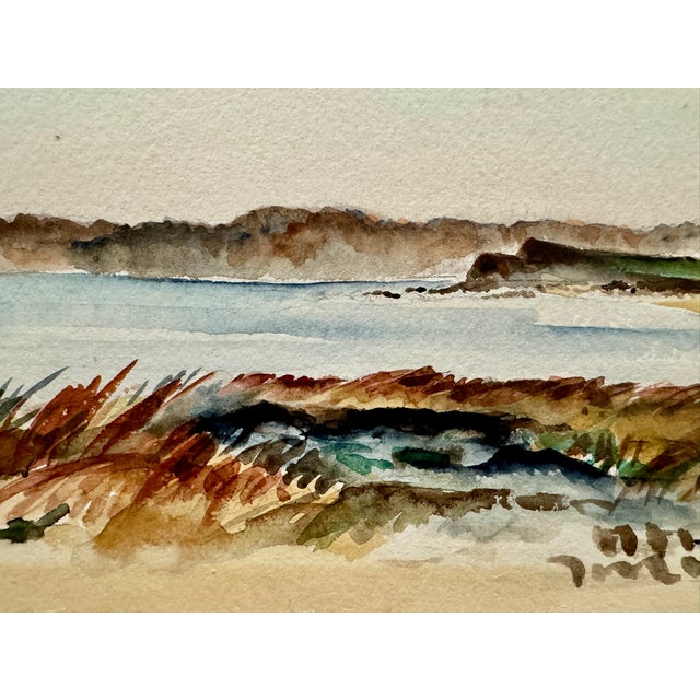 DESCRIPTION: Original watercolor on paper by Henry Emil Salloch, also known as Heinz Emil Salloch, the German-born...