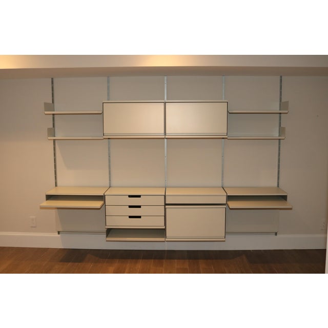 Scandinavian Modern White Vitsoe 606 Universal Shelving System Chairish