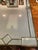 Metal Vintage Post Modern Brass and Beveled Glass Mirror For Sale - Image 7 of 9