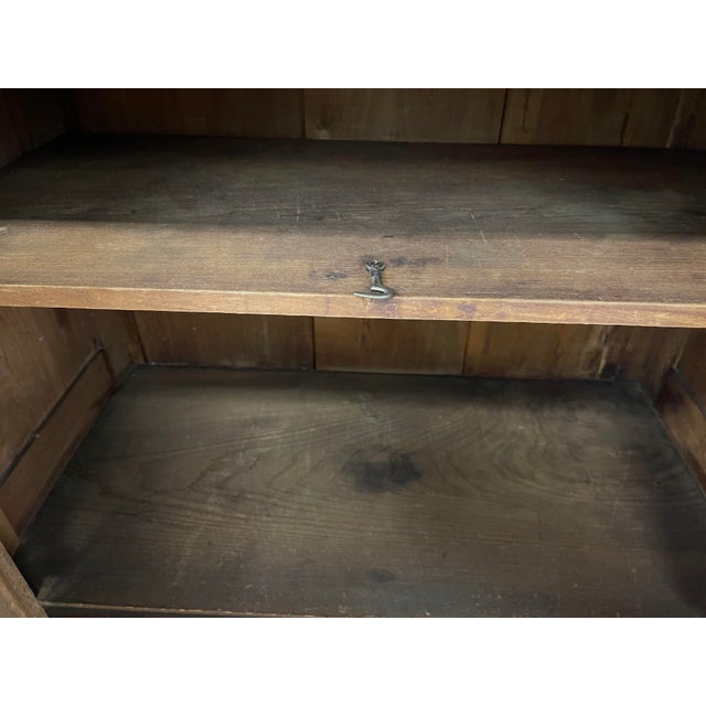 Antique Walnut Restored Washstand / Vanity / Curved Fruit / Casters/ Circa 1870 For Sale In New York - Image 6 of 12