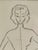 Paper Berthe Duquaine, Sketches, 1951, Pencil on Paper, Framed For Sale - Image 7 of 18