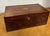 Brown Antique English Box With Shell Design Inlay For Sale - Image 8 of 12