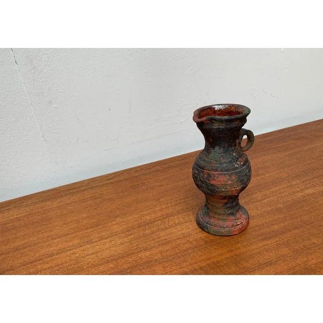 Mid-Century German Brutalist Carafe Vase in the style of Gerhard Liebenthron, 1960s For Sale - Image 6 of 13