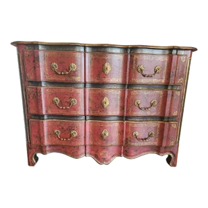 1970s Vintage Leather Wrapped Dresser