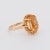 Late 20th Century Vintage Gold and Citrine Ring, Size 5.75 For Sale - Image 5 of 5
