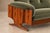 Brazilian Modern Sculpted Sofa in Rosewood & Celadon Mohair by Novo Rumo, Brazil, 1960s — Lot 365 For Sale - Image 13 of 18