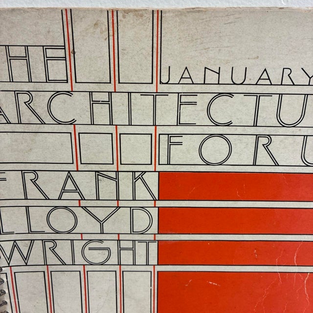 1930s Vintage January 1938 Architectural Forum Featuring Frank Lloyd Wright For Sale - Image 5 of 12