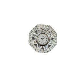 Waterford Crystal Paperweight Clock For Sale