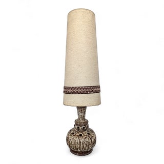 Glazed Ceramic Table Lamp For Sale
