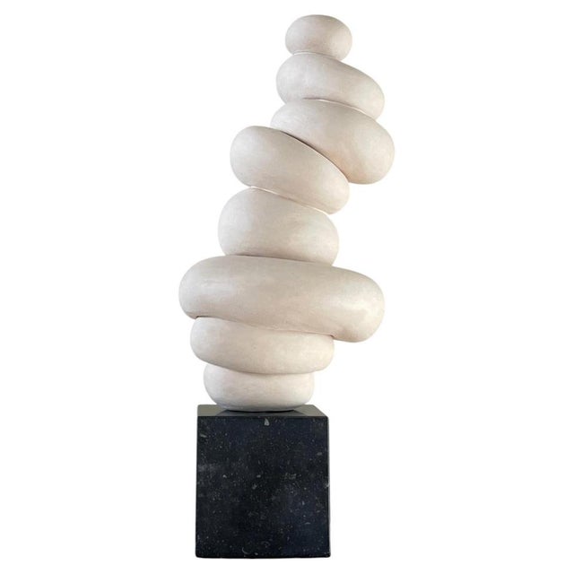 Modder Taking a Step Back Ceramic Sculpture by Françoise Jeffrey For Sale - Image 11 of 11