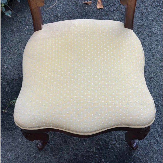 19th Century Flame Mahogany French Victorian Chairs - A Pair For Sale - Image 12 of 12
