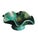 An incredible Raku pottery vase with a gorgeous green color. This would make an interesting centerpiece. Dress up your...