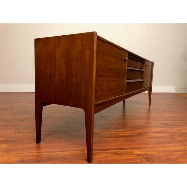 Brown A. Younger Ltd. Vintage Teak Sideboard / Room Divider For Sale - Image 8 of 15