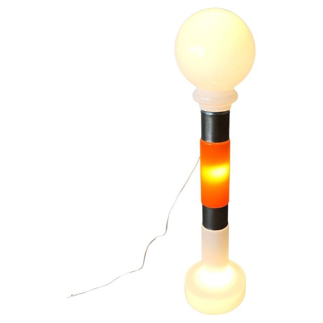 Vintage Floor Lamp with Glass by Mazzega, 1960s For Sale - Image 10 of 10