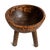 Vintage hand carved wooden bowl on three tall legs. Unique piece for display on its own or filled with items of your...