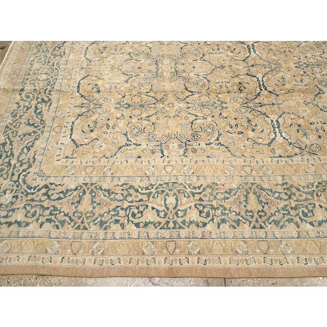 Textile Galerie Shabab Collection Early 20th Century Persian Tabriz Carpet For Sale - Image 7 of 10