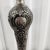 French Country Vintage Silverplate Candlestick With Embossed Floral Motifs · Made in India For Sale - Image 3 of 9