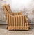 American Pair of 1940’s Striped Club Chairs For Sale - Image 3 of 7
