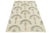 Textile Art Deco Inspired Modern Palm Tree Wool Rug in Neutral Cream 4x6 For Sale - Image 7 of 9