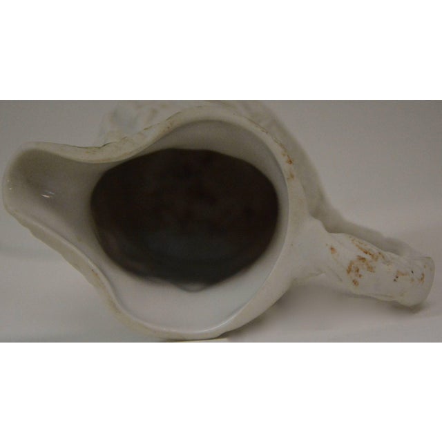 White Miniature Parian Ware Earthenware Pitcher, Circa 1850s For Sale - Image 8 of 9