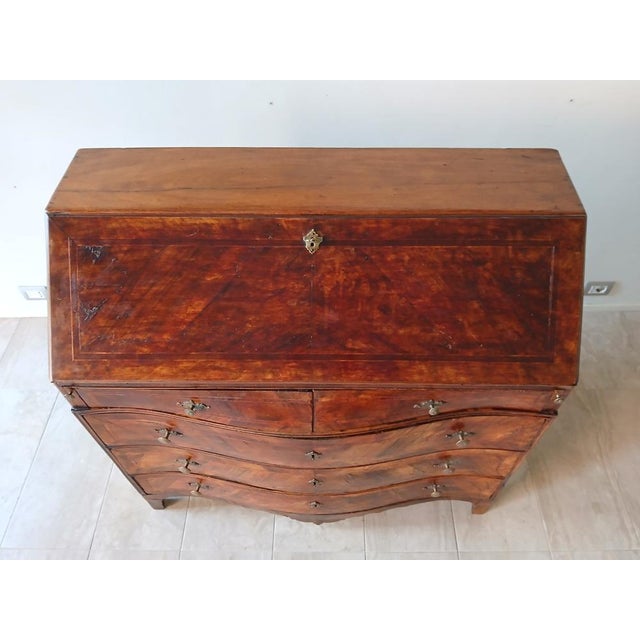 Wood 18th Century Louis XVI Drop-Leaf Chest of Drawers For Sale - Image 7 of 18