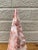 Late 20th Century Pink Marble Obelisks With Dramatic Veining, a Pair For Sale - Image 5 of 9