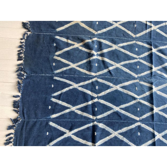 Andrianna Shamaris Antique Indigo Mali Textile For Sale - Image 9 of 18