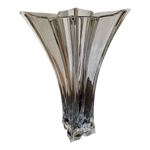 2000s Mikasa, Czech Crystal Vase, Florale 5085941