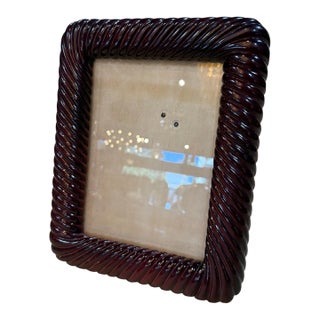 Burgundy Picture Frame Signed Antonio Scarpa For Sale