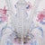 Vintage Baroque Style Pink and Blue Floral Murano Chandelier For Sale - Image 11 of 12
