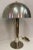 Brushed Postmodern Laurel Lamp Co. Robert Sonneman Chrome Table Top/ Desk Mushroom Lamp. Tag in last photo. With triple...