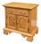 1990s Jamestown Sterling Traditional Chippendale Solid Oak 1 Drawer Nightstand With Hidden Jewelry Box For Sale