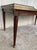 19th Rectangular Bouillotte Louis XVI Style Table Guéridon with Fluted Legs For Sale - Image 4 of 18