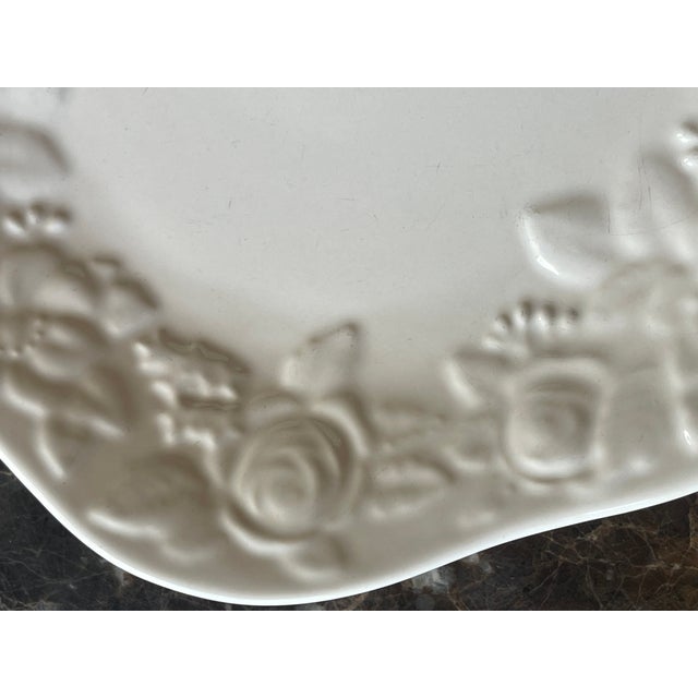 1980s 1980s Indigo Rose Plates by Nautica - Set of 4 For Sale - Image 5 of 6