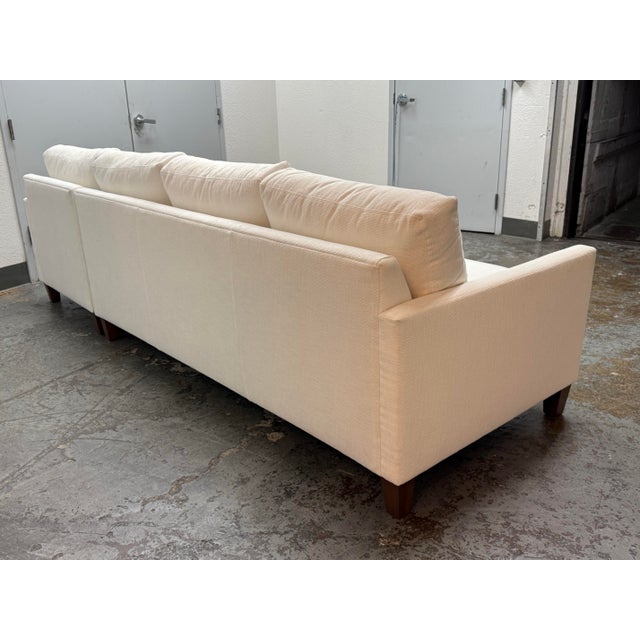 2020s Norwalk Furniture Louise Sectional With Chaise For Sale - Image 5 of 12