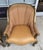 Wood Late 20th Century Pair of Upholstered Bergère Chairs With Leather Seats Attributed to Parker Southern For Sale - Image 7 of 13