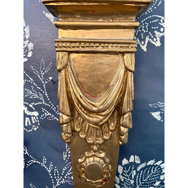 1970s 1970’s Egyptian Revival Gilt Wood Wall Decor For Sale - Image 5 of 12