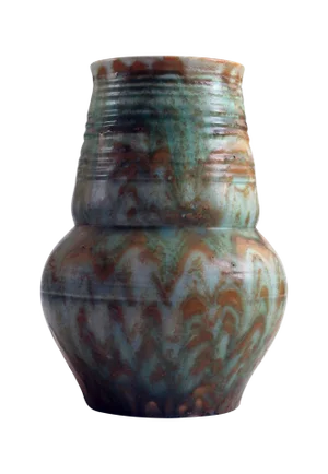 Beswick English Art Deco Glazed Porcelain Vase