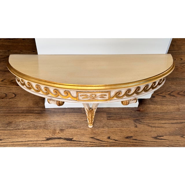 Hollywood Regency Dorothy Draper Style Large Scale Wall Mounted Shelf For Sale - Image 11 of 18