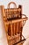 Cabin Bamboo/Rattan Wall Mail/Document Holder For Sale - Image 3 of 7