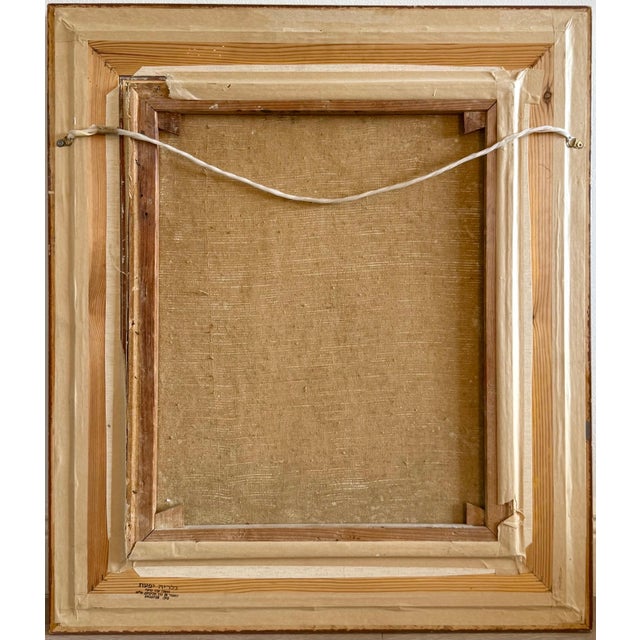 1960s Yosl Bergner, Israeli Expressionist Oil Painting Yosl Bergner Modernist Abstract Composition, 1961 For Sale - Image 5 of 13