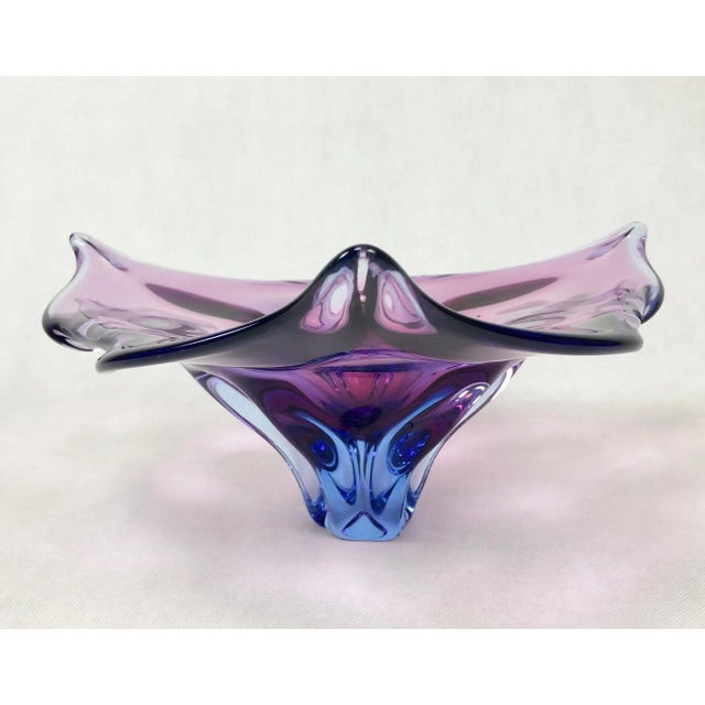 Chriba Traingle Bowl by Josef Hospodka, 1960s, in Flawless conditions. Designed 1960 to 1969 This piece is attributed to...