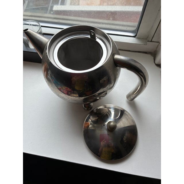 Late 20th Century Art Deco-Style Tea Pot For Sale - Image 4 of 10