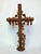 Antique Cast Iron Virgin Mary Cross with Roses, 1890s For Sale - Image 4 of 4