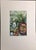 Hans Köhler, Balcony Plants, 1985, Watercolor, in Very Good conditions. Designed 1980 to 1989 This piece is designed in...