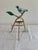 Vintage Cast Iron Bird Easel Display Stand With Blue Bird For Sale - Image 10 of 11