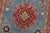 Textile Kazak Runner 2’8” X 9’8” Blue Wool Tribal Hand-Knotted Oriental Rug For Sale - Image 7 of 14