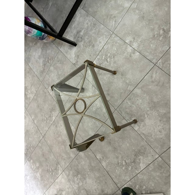 Hollywood Regency 1960s Hollywood Regency Style Side Table For Sale - Image 3 of 3