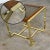 Modern End Table Brass Plated Dark Wood & Smoked Glass Rectangle by Thomasville Furniture Style of Milo Baughman For Sale - Image 10 of 15