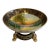 Antique Hand Painted Nippon Two-Piece Centerpiece Bowl With Footed Pedestal Base For Sale